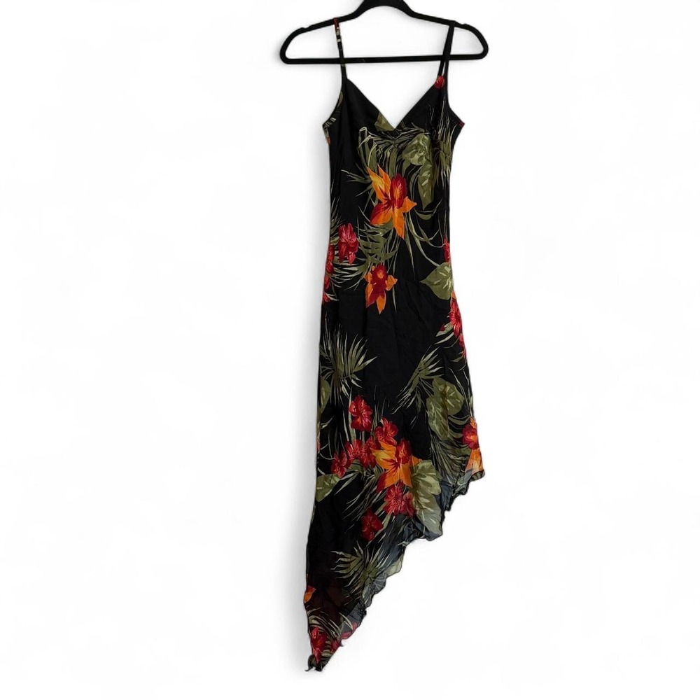 Vintage Joseph Ribkoff Asymmetrical Floral Dress